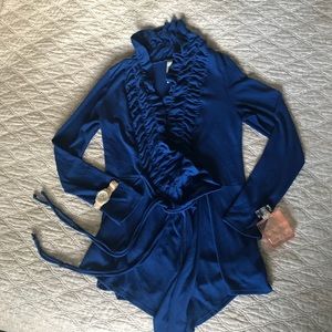 Medium: Royal Blue Cardigan